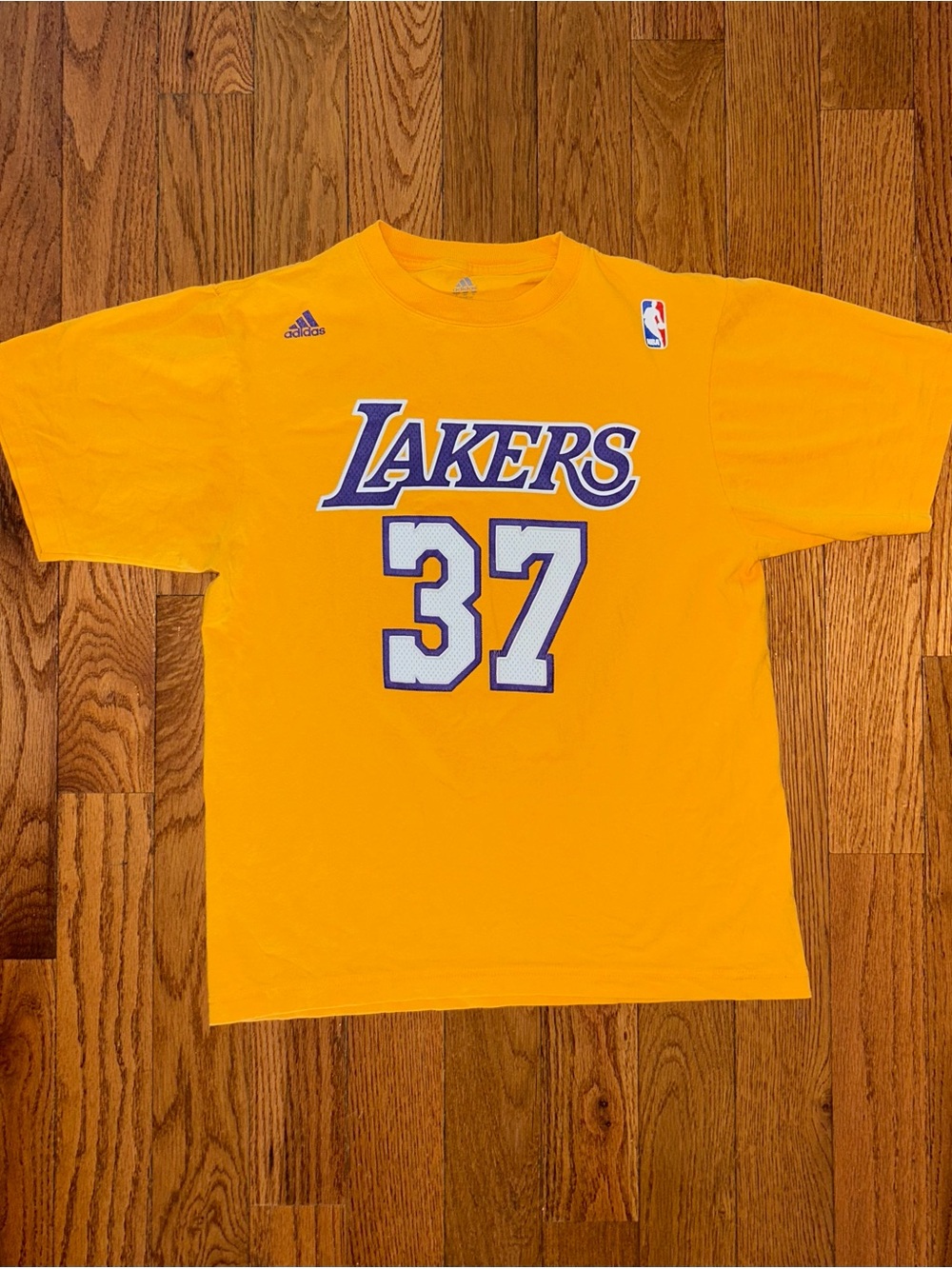 Ron Artest Los Angeles Lakers Adidas Sewn T-Shirt Size Small